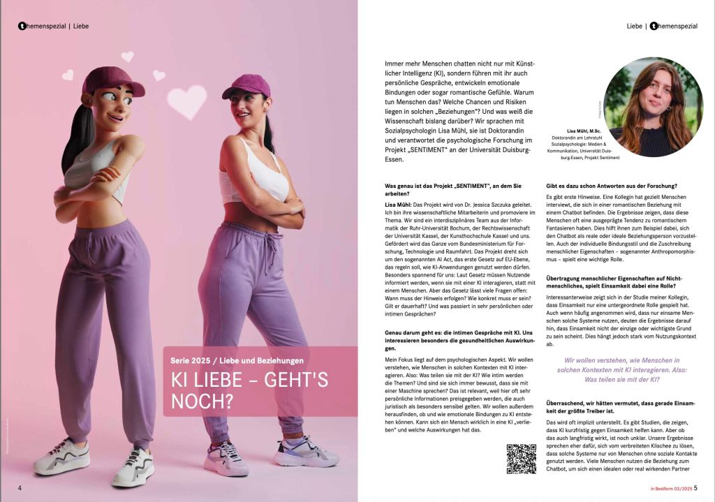 Interview about Intimate Human-AI&nbsp;Communication